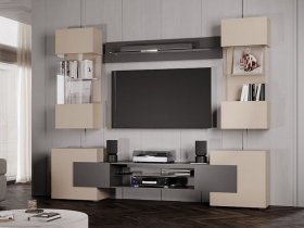 Гостиная Фэнтези (кашемир/графит) в Пролетарском - proletarskij.mebel-nsk.ru | фото