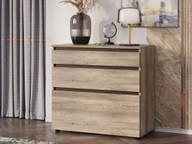 Комод КМ-01 Энигма (венге/дуб каньон) в Пролетарском - proletarskij.mebel-nsk.ru | фото