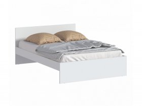 Кровать двуспальная 1,4м Бруклин СБ-3353 (белый) в Пролетарском - proletarskij.mebel-nsk.ru | фото