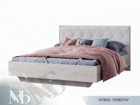 Кровать двуспальная 1,6м Кимберли КР-13 в Пролетарском - proletarskij.mebel-nsk.ru | фото