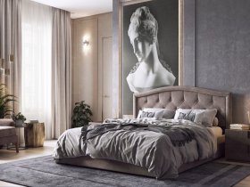 Кровать двуспальная 1,8м Верона-2 в Пролетарском - proletarskij.mebel-nsk.ru | фото