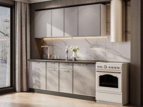 Кухонный гарнитур «Адель» 2,0м (нео) в Пролетарском - proletarskij.mebel-nsk.ru | фото