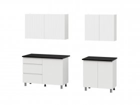 Кухонный гарнитур Эккервуд (2,0м) (SAFE) (белый) в Пролетарском - proletarskij.mebel-nsk.ru | фото