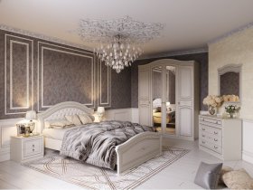 Модульная спальня Николь (Мебельград) в Пролетарском - proletarskij.mebel-nsk.ru | фото