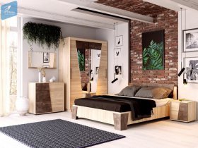 Модульная спальня Санремо в Пролетарском - proletarskij.mebel-nsk.ru | фото