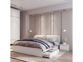 Модульная спальня Симпл в Пролетарском - proletarskij.mebel-nsk.ru | фото