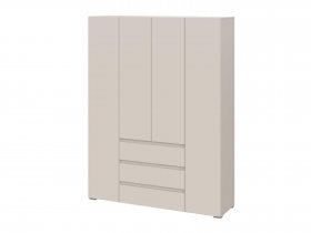 Шкаф четырехстворчатый с ящиками Люмо ШК-05 в Пролетарском - proletarskij.mebel-nsk.ru | фото