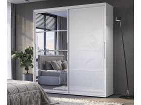 Шкаф-купе Крафт-6 2,0м (белый) в Пролетарском - proletarskij.mebel-nsk.ru | фото